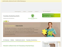 Tablet Screenshot of franziskus-berlin.de